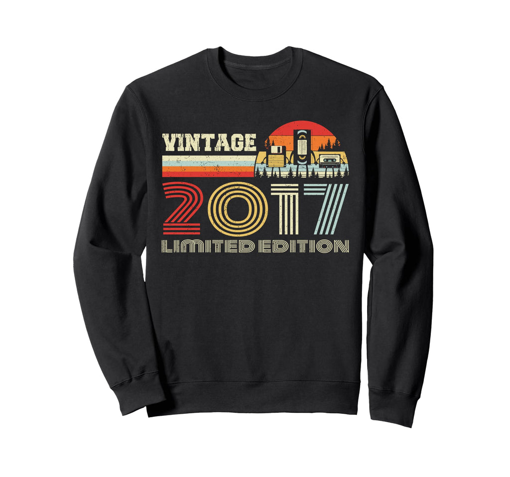 2017 Birthday 2017 Cassette Tape Sweatshirt - Novelty Apparel for Adults - T-Shirt, Sweatshirt, Hoodie