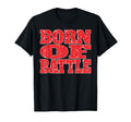 Born Battle Patterned Text Soccer 2026 T-Shirt - Custom Art Print Unisex - T-Shirt, Sweatshirt, Hoodie