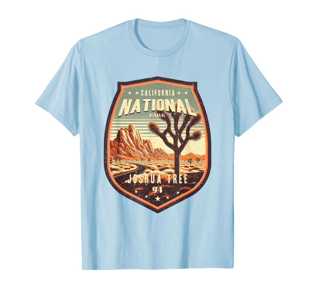 Joshua Tree 94 National Park Badge T-Shirt - Custom Art Print Men Women - T-Shirt, Sweatshirt, Hoodie