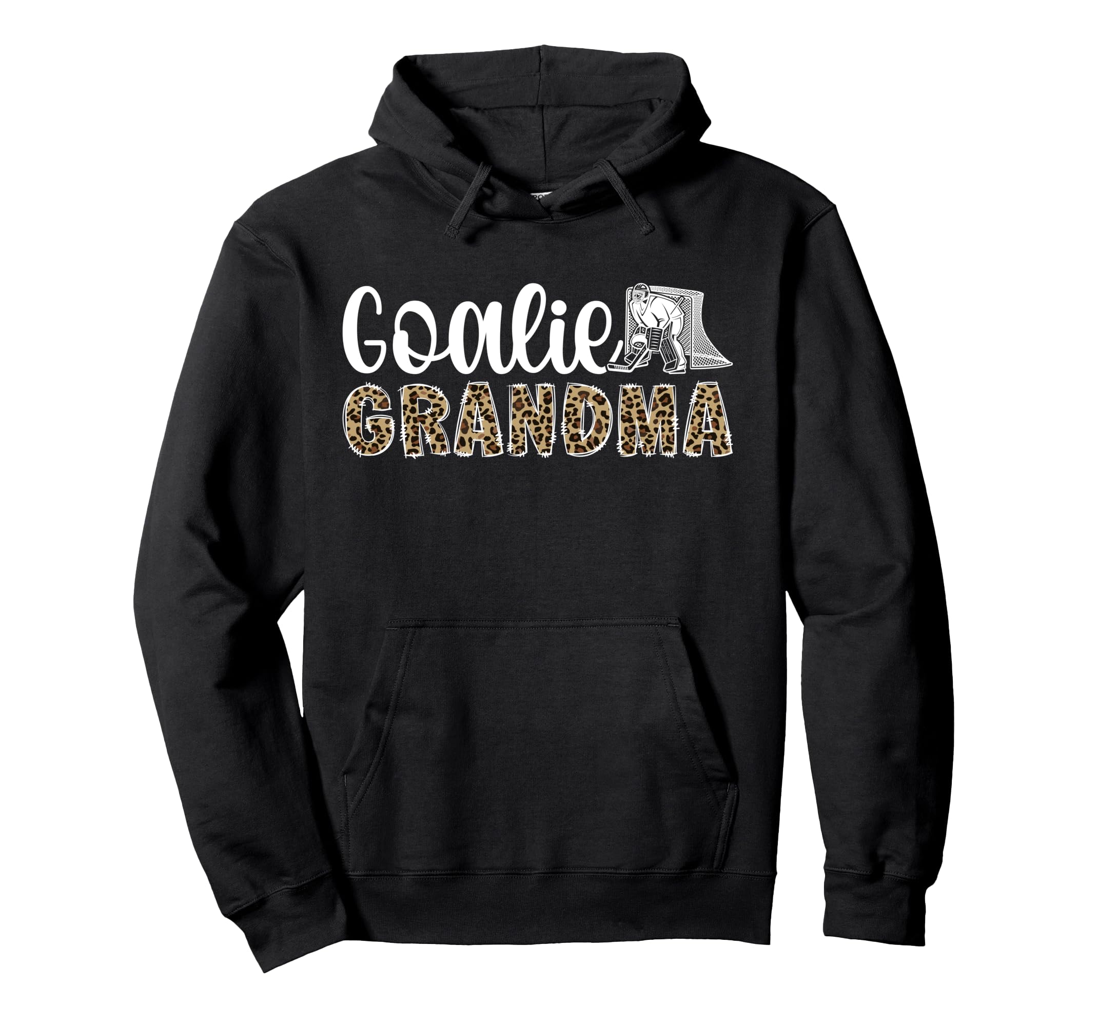 Ice Hockey Goalie Grandma Hockey Hoodie - Aesthetic Graphic for Adults - T-Shirt, Sweatshirt, Hoodie