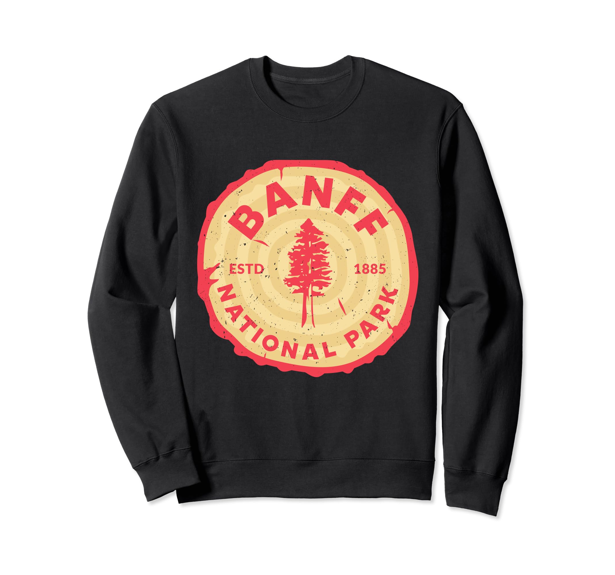 Banff Canadian National Park Sweatshirt - Minimalist Print for Adults - T-Shirt, Sweatshirt, Hoodie