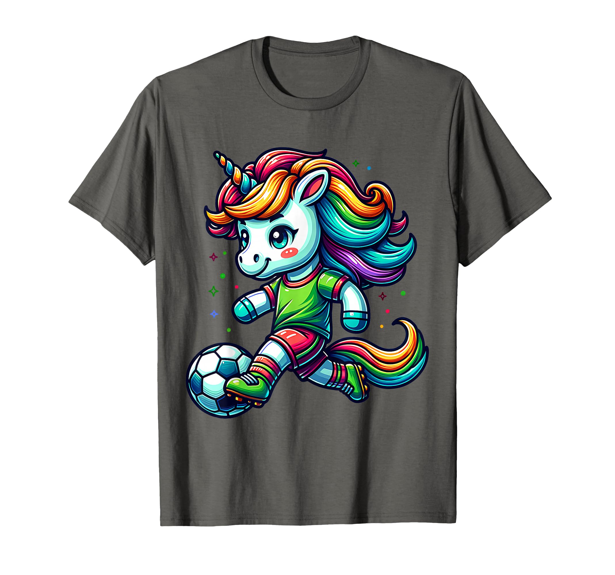 Footballer Unicorn Fans Soccer Team T-Shirt - Minimalist Print Men Women - T-Shirt, Sweatshirt, Hoodie
