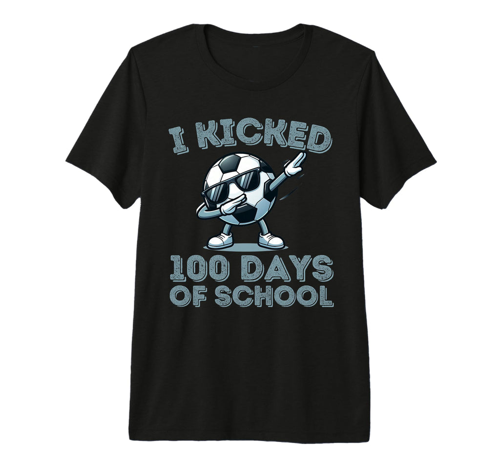 I Kicked 100 Days School Dabbing T-Shirt - Fun Novelty Design for Adults - T-Shirt, Sweatshirt, Hoodie