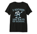 I Kicked 100 Days School Dabbing T-Shirt - Fun Novelty Design for Adults - T-Shirt, Sweatshirt, Hoodie