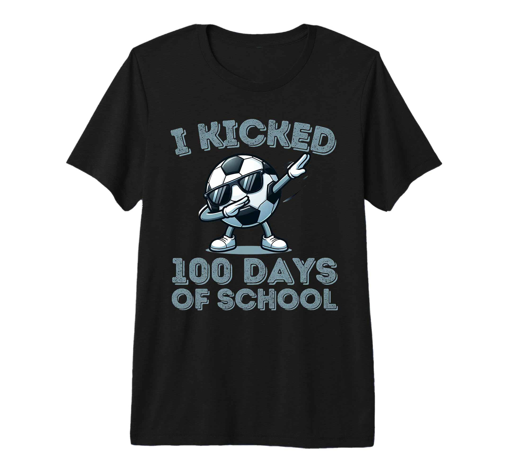 I Kicked 100 Days School Dabbing T-Shirt - Fun Novelty Design for Adults - T-Shirt, Sweatshirt, Hoodie