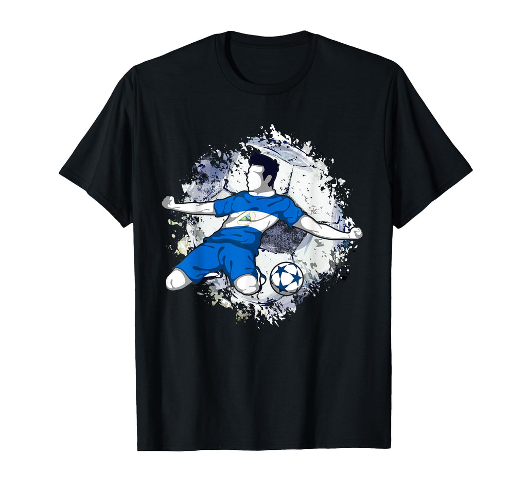 Nicaragua Soccer Nicaraguan National T-Shirt - Fun Novelty Design Unisex - T-Shirt, Sweatshirt, Hoodie