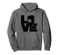 Love Pickleball Hoodie - Fun Novelty Design for Adults - T-Shirt, Sweatshirt, Hoodie