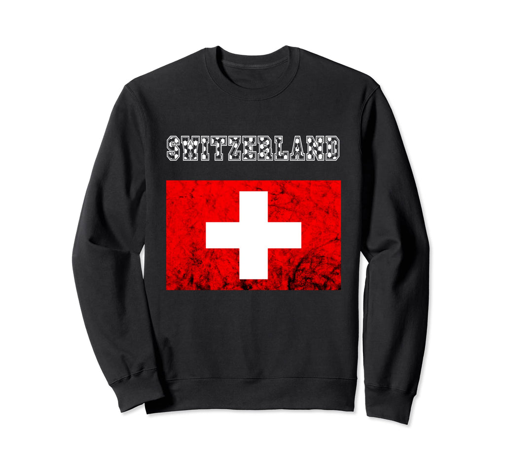 Switzerland Swiss Pride Swiss Sweatshirt - Streetwear Style for Adults - T-Shirt, Sweatshirt, Hoodie