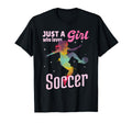 Just Who Loves Soccer Football Gift T-Shirt - Casual Everyday Wear Unisex - T-Shirt, Sweatshirt, Hoodie