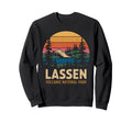 Lassen Volcanic National Park Sweatshirt - Minimalist Print for Adults - T-Shirt, Sweatshirt, Hoodie