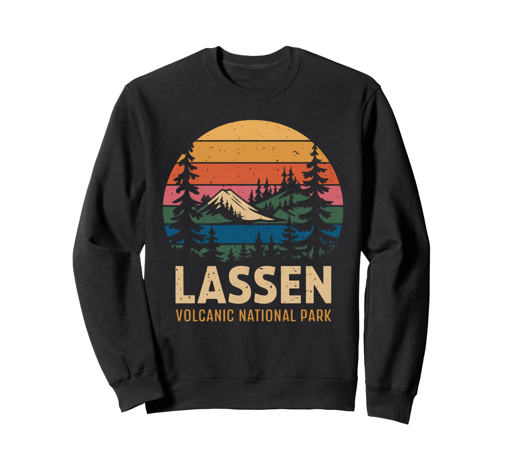 Lassen Volcanic National Park Sweatshirt - Minimalist Print for Adults - T-Shirt, Sweatshirt, Hoodie