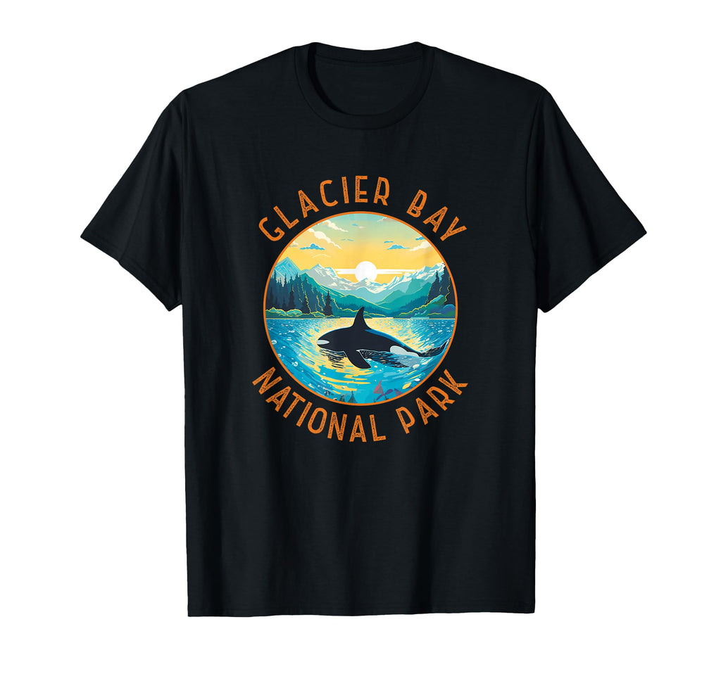 Glacier Bay National Park Whale T-Shirt - Novelty Apparel for Adults - T-Shirt, Sweatshirt, Hoodie