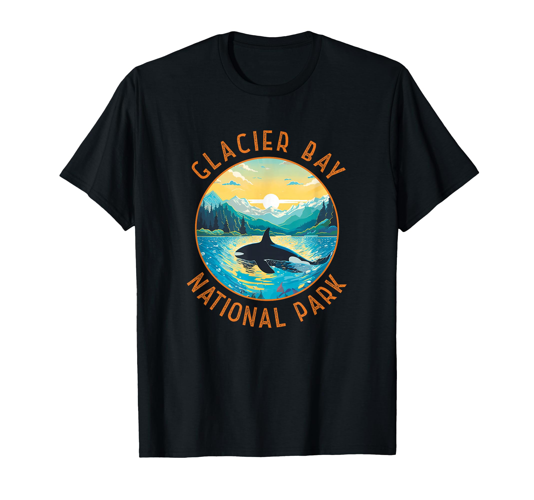 Glacier Bay National Park Whale T-Shirt - Novelty Apparel for Adults - T-Shirt, Sweatshirt, Hoodie