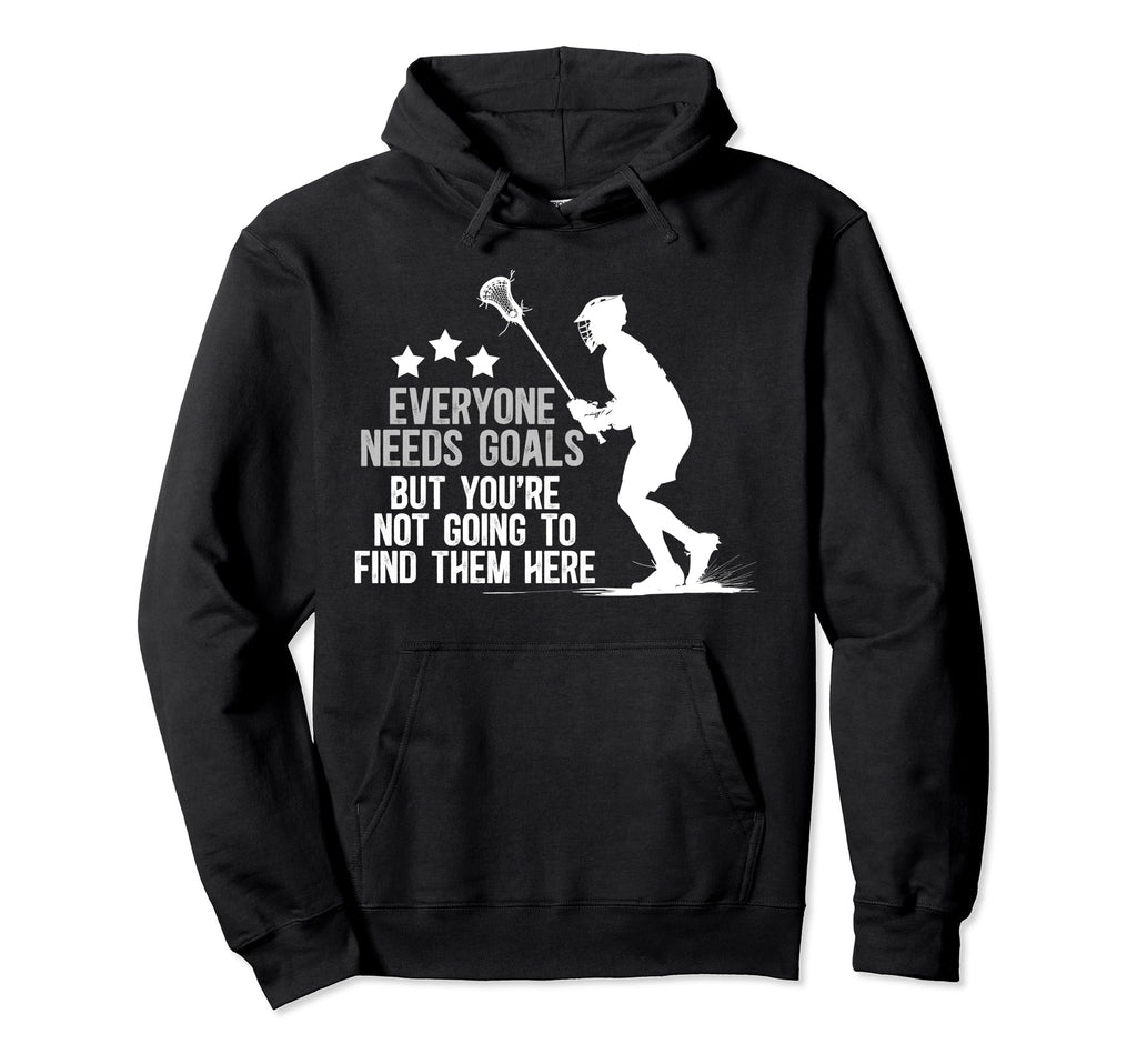 Lacrosse Keeper Funny Lacrosse Hoodie - Minimalist Print Men Women - T-Shirt, Sweatshirt, Hoodie