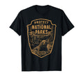 Support Our National Parks Bear Tees T-Shirt - Minimalist Print for Adults - T-Shirt, Sweatshirt, Hoodie