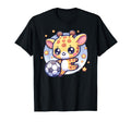 Giraffe Soccer Player Kicking Soccer T-Shirt - Streetwear Style for Adults - T-Shirt, Sweatshirt, Hoodie