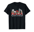 My Heart Is That Field Soccer Mom Soccer T-Shirt - Trendy Graphic Unisex - T-Shirt, Sweatshirt, Hoodie