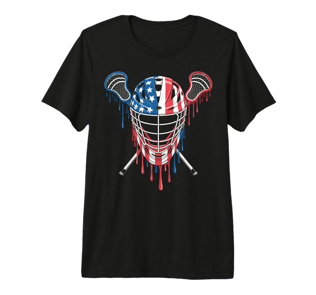 Lacrosse Goalie Lax Goalkeeper America T-Shirt - Streetwear Style Unisex - T-Shirt, Sweatshirt, Hoodie