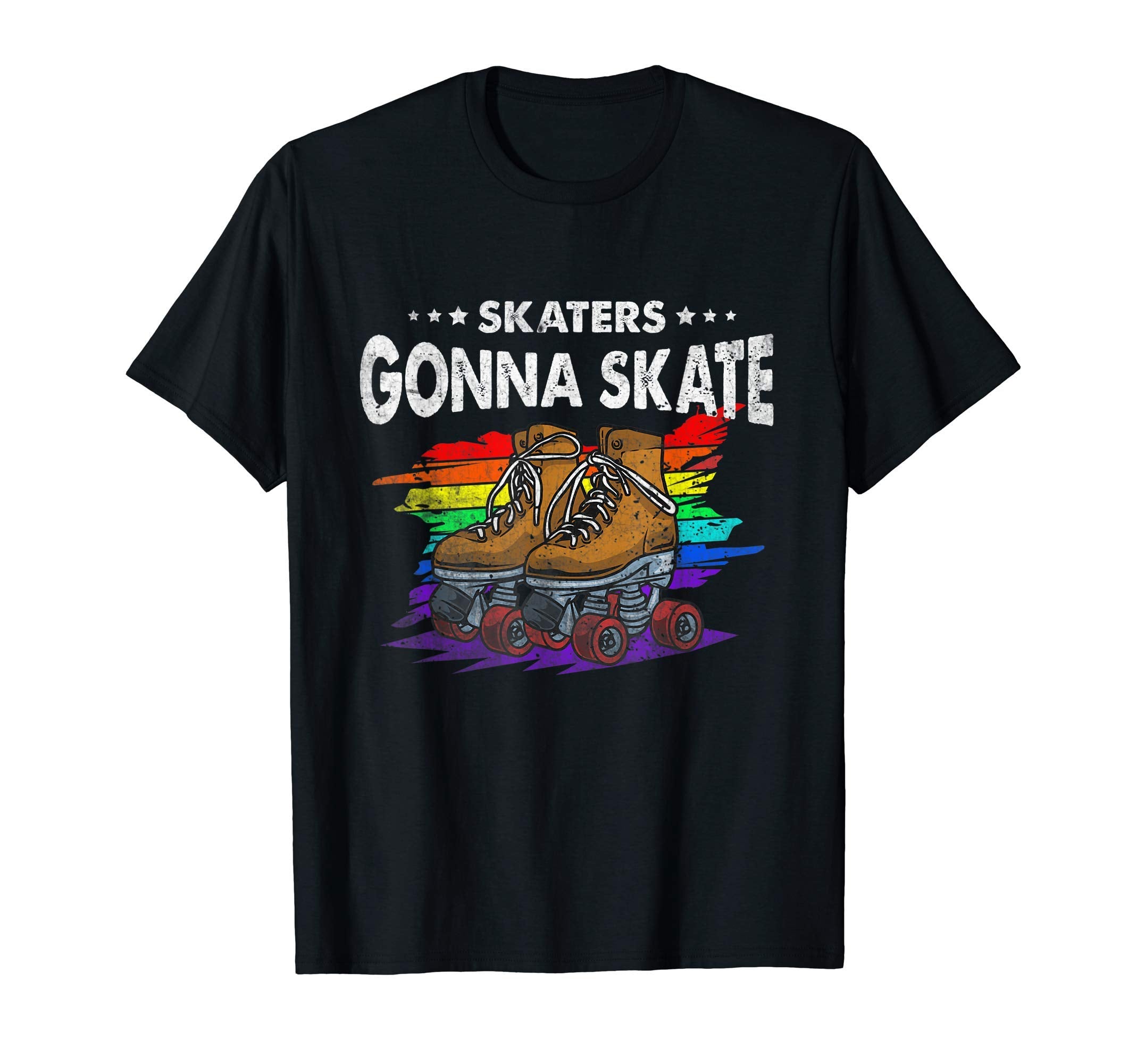 Skaters Gonna Skate Roller Skate T-Shirt - Minimalist Print for Adults - T-Shirt, Sweatshirt, Hoodie