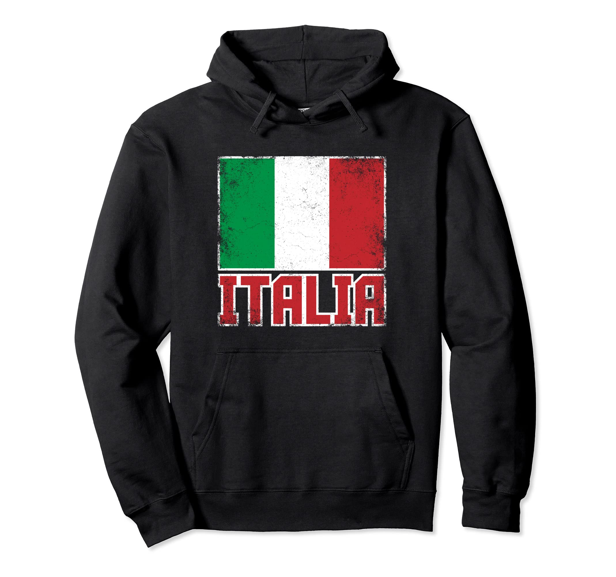 Italia Italy Flag Country Italian Hoodie - Casual Everyday Wear Men Women - T-Shirt, Sweatshirt, Hoodie