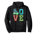 Funny Roller Skating Skate Lover 70S Gift Hoodie - Graphic Print Men Women - T-Shirt, Sweatshirt, Hoodie