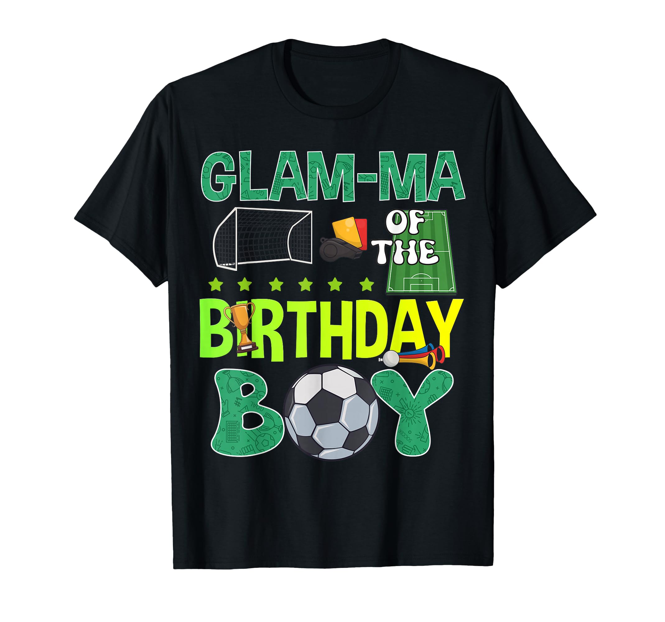 Soccer Goal Birthday Party Trophy Ball T-Shirt - Aesthetic Graphic Unisex - T-Shirt, Sweatshirt, Hoodie
