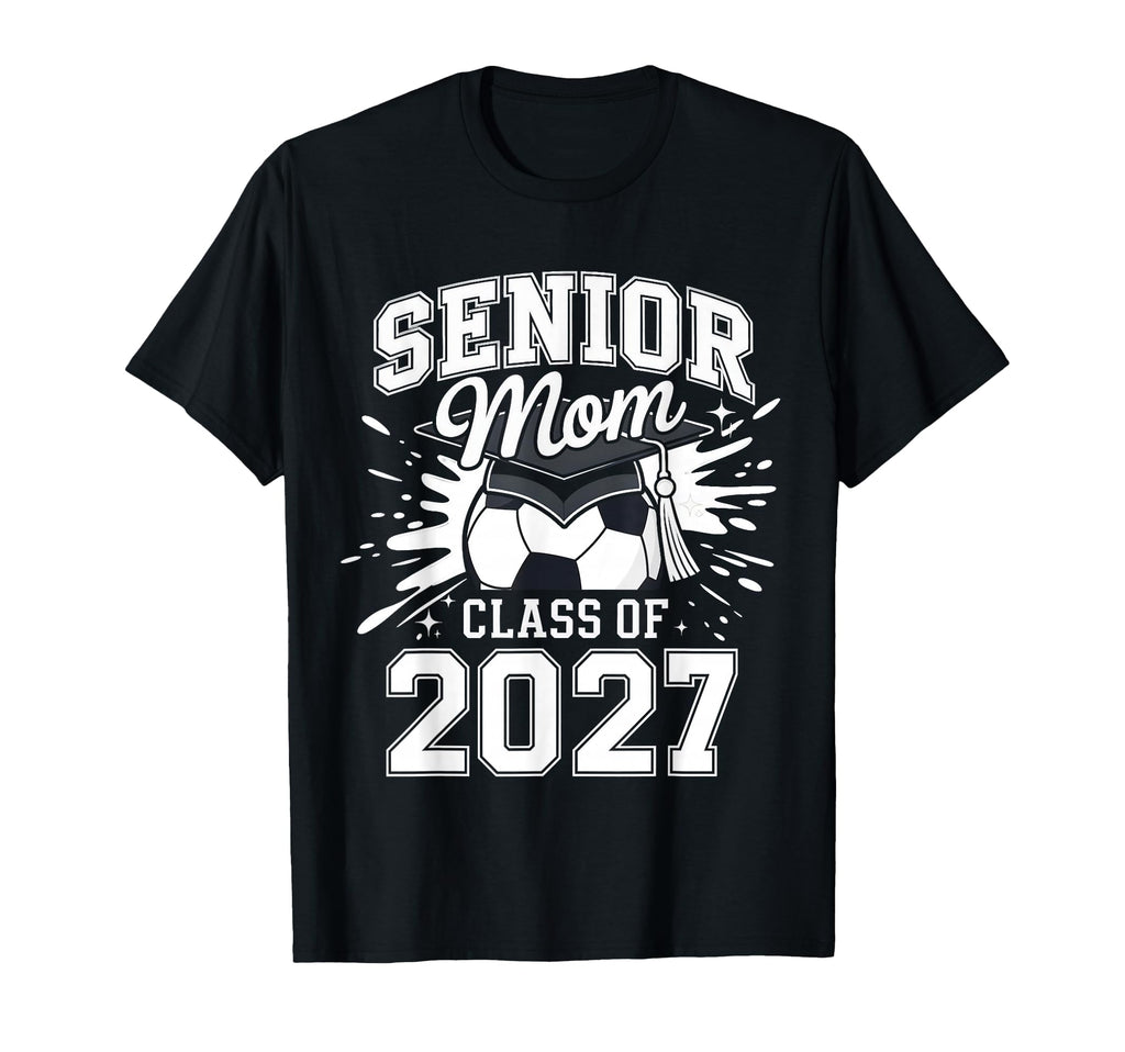 Senior Mom Class 2027 Coquette Bow T-Shirt - Novelty Apparel for Adults - T-Shirt, Sweatshirt, Hoodie