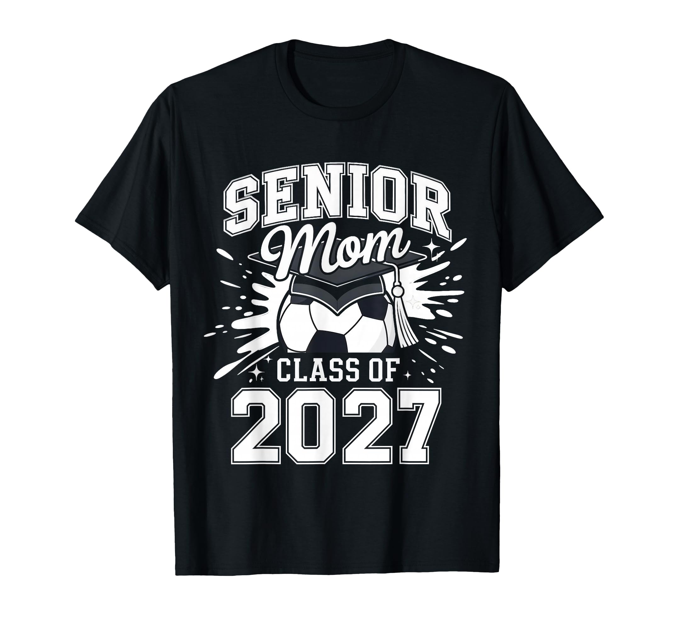 Senior Mom Class 2027 Coquette Bow T-Shirt - Novelty Apparel for Adults - T-Shirt, Sweatshirt, Hoodie