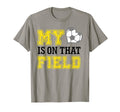 My Heart Is That Field Soccer Mom Birthday T-Shirt - Trendy Graphic Unisex - T-Shirt, Sweatshirt, Hoodie
