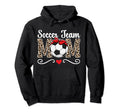 Soccer Team Mom Soccer Team Mama Hoodie - Custom Art Print for Adults - T-Shirt, Sweatshirt, Hoodie