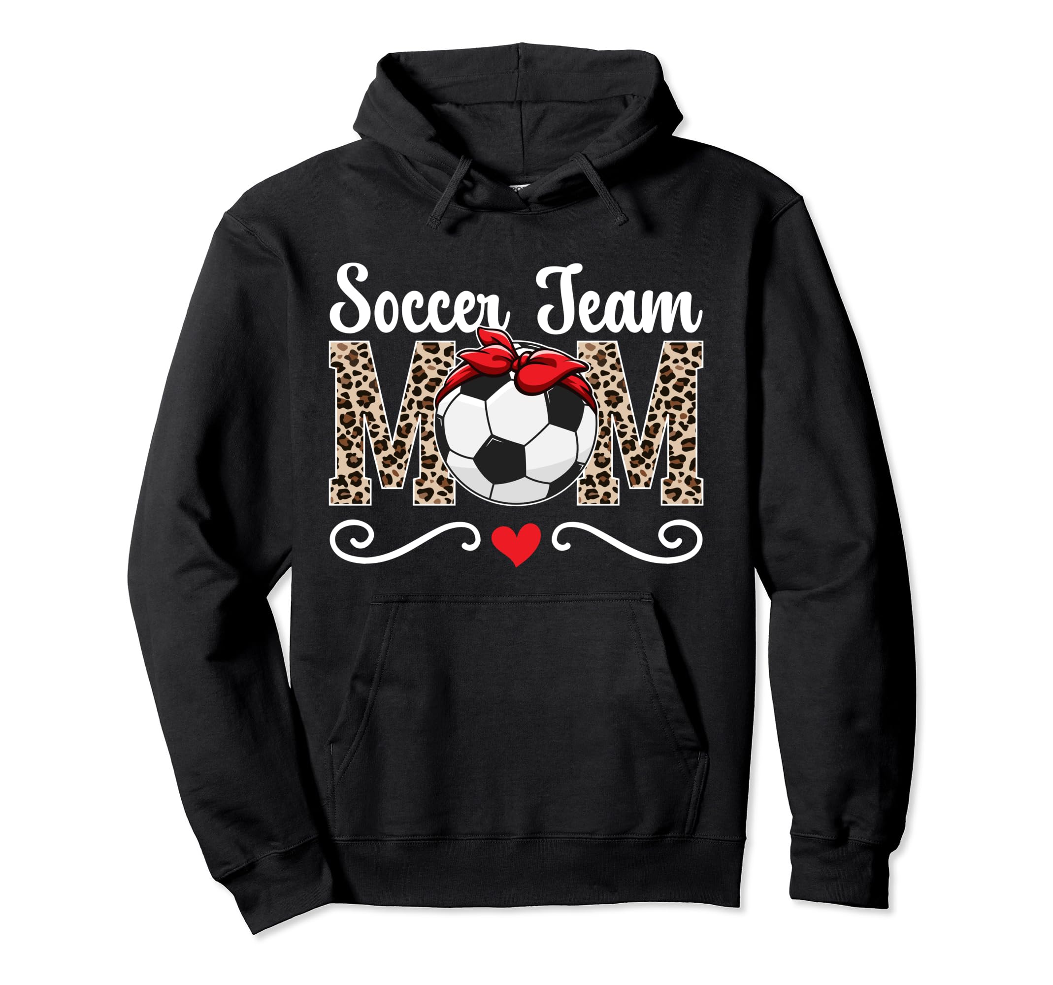 Soccer Team Mom Soccer Team Mama Hoodie - Custom Art Print for Adults - T-Shirt, Sweatshirt, Hoodie