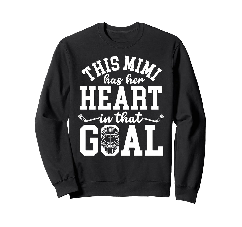 Proud Hockey Goalie Mimi Hockey Sweatshirt - Aesthetic Graphic Men Women - T-Shirt, Sweatshirt, Hoodie