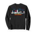 Columbus 8 Bit Video Arcade Gamer Sweatshirt - Streetwear Style for Adults - T-Shirt, Sweatshirt, Hoodie