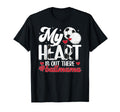 My Heart Is Out There Ball Mama T-Shirt - Streetwear Style Unisex - T-Shirt, Sweatshirt, Hoodie