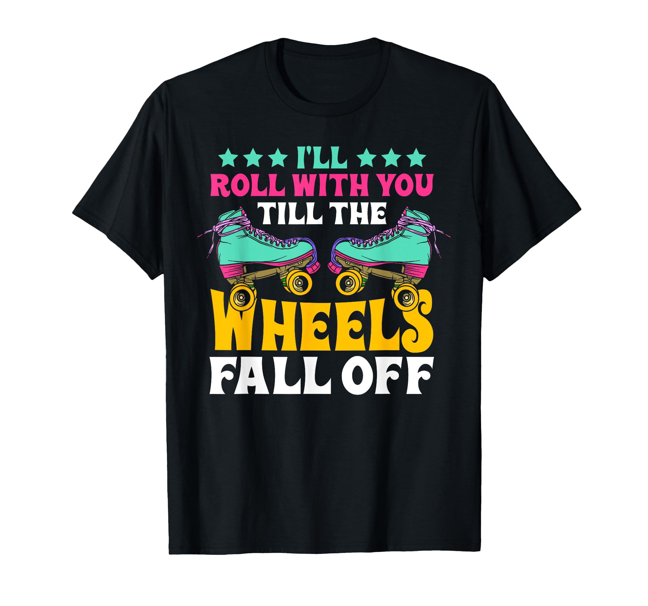 Roller Skating Skate 1970S Ill Roll T-Shirt - Trendy Graphic for Adults - T-Shirt, Sweatshirt, Hoodie