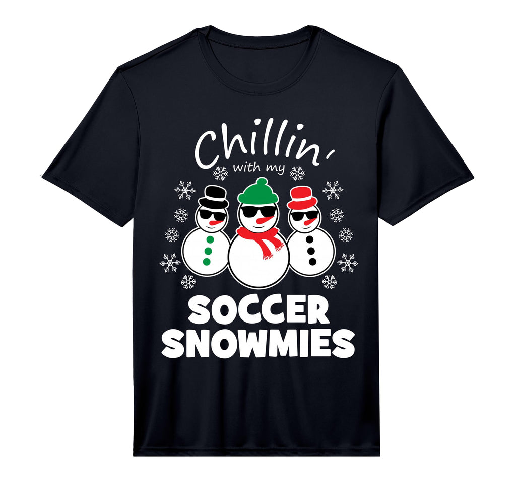 Chillin My Soccer Snowmies Funny T-Shirt - Unique Graphic for Adults - T-Shirt, Sweatshirt, Hoodie