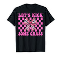 Lets Kick Some Grass Soccer Coquette Bow T-Shirt - Graphic Print for Adults - T-Shirt, Sweatshirt, Hoodie