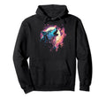 Wolf Howling Moon Comic Book Womens Hoodie - Graphic Print for Adults - T-Shirt, Sweatshirt, Hoodie