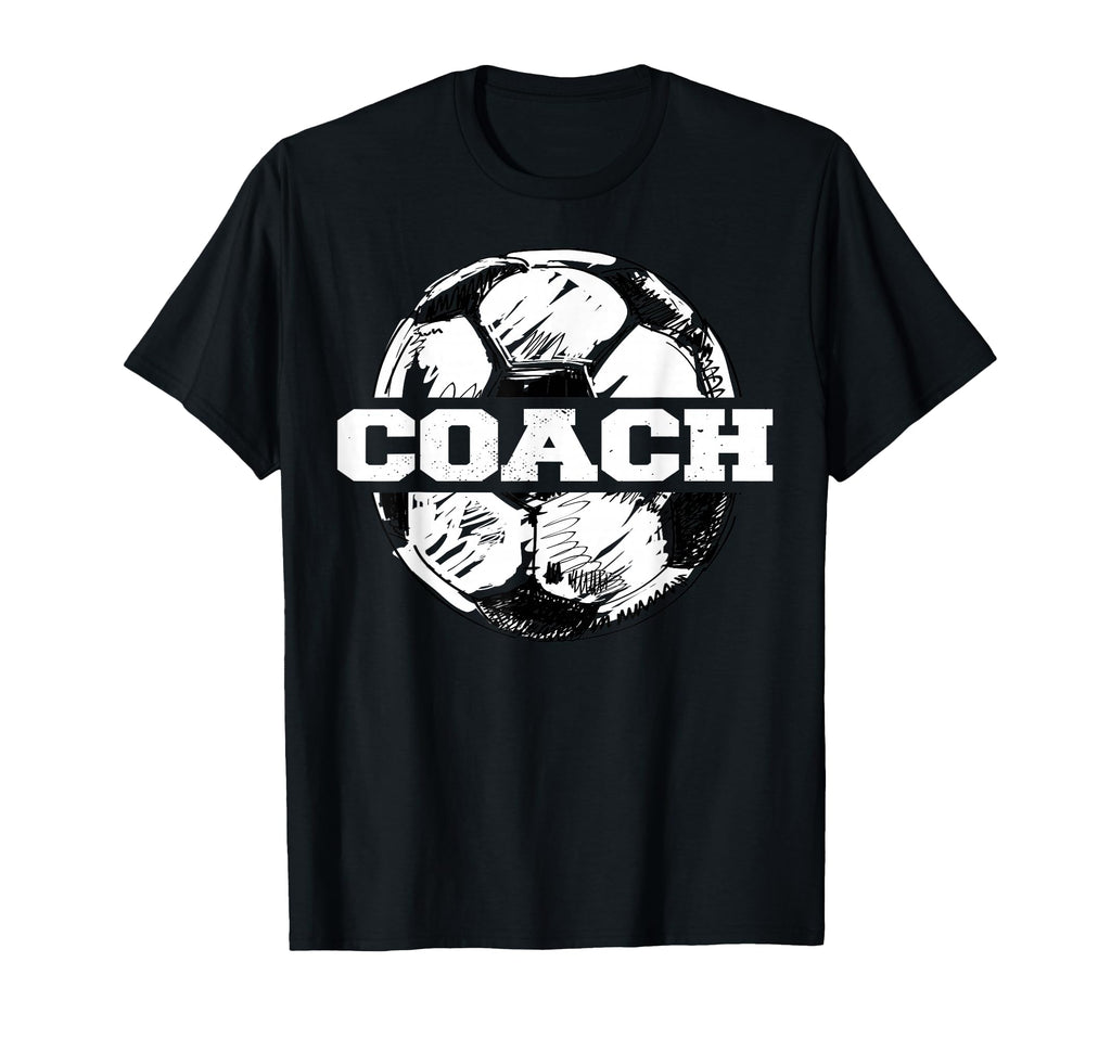 Soccer Coach Soccer Ball Split Funny T-Shirt - Minimalist Print Unisex - T-Shirt, Sweatshirt, Hoodie