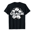 Soccer Coach Soccer Ball Split Funny T-Shirt - Minimalist Print Unisex - T-Shirt, Sweatshirt, Hoodie