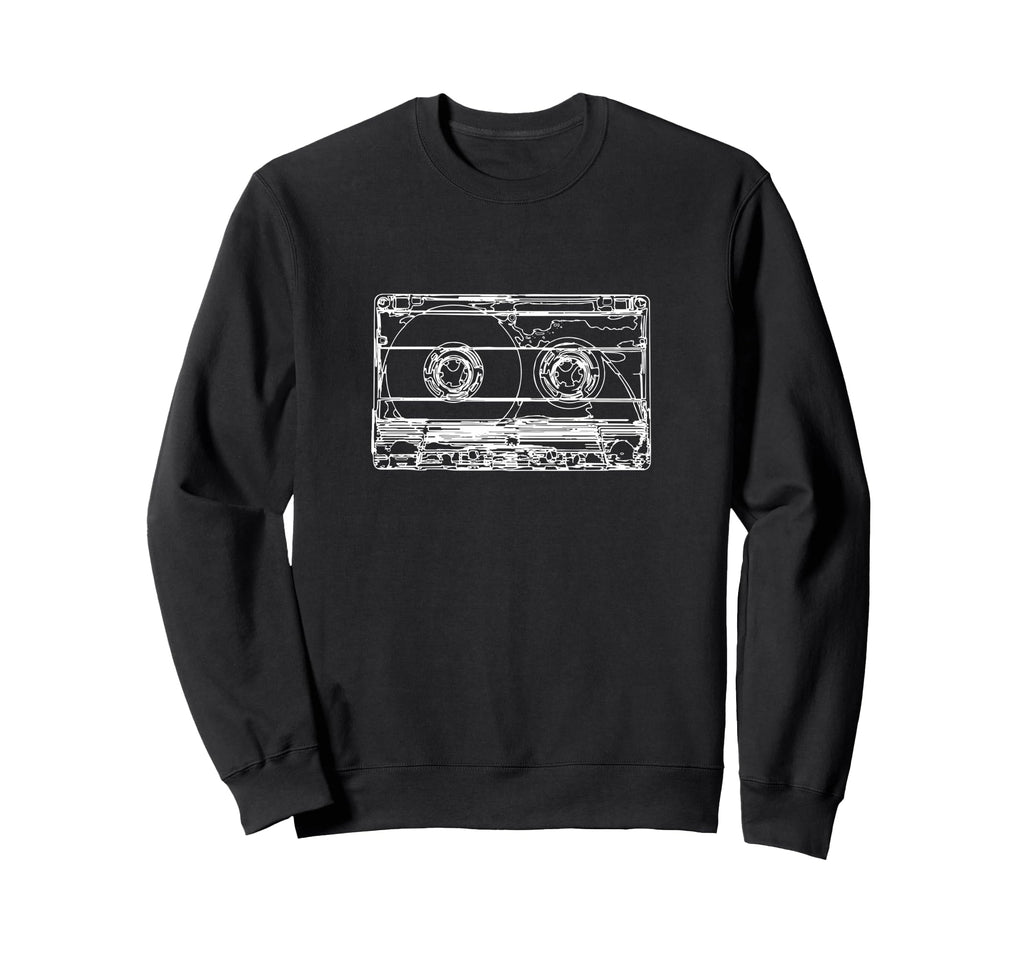 Cassette Tape Music Sweatshirt - Aesthetic Graphic Men Women - T-Shirt, Sweatshirt, Hoodie