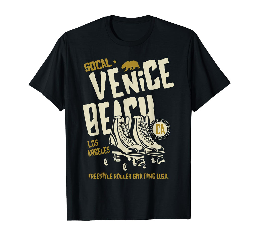 Venice Beach California Roller Skate T-Shirt - Trendy Graphic Men Women - T-Shirt, Sweatshirt, Hoodie