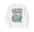Giant Whale Route 66 Highway Sweatshirt - Aesthetic Graphic for Adults - T-Shirt, Sweatshirt, Hoodie