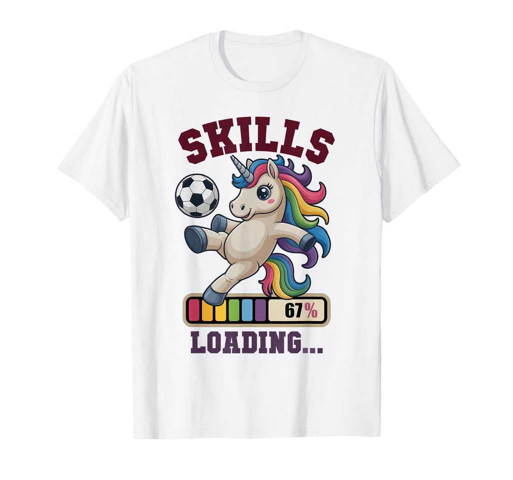 Funny 67 Skills Loading Soccer T-Shirt - Custom Art Print Men Women - T-Shirt, Sweatshirt, Hoodie
