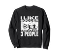 I Like Soccer And Maybe 3 People Funny Sweatshirt - Trendy Graphic Unisex - T-Shirt, Sweatshirt, Hoodie