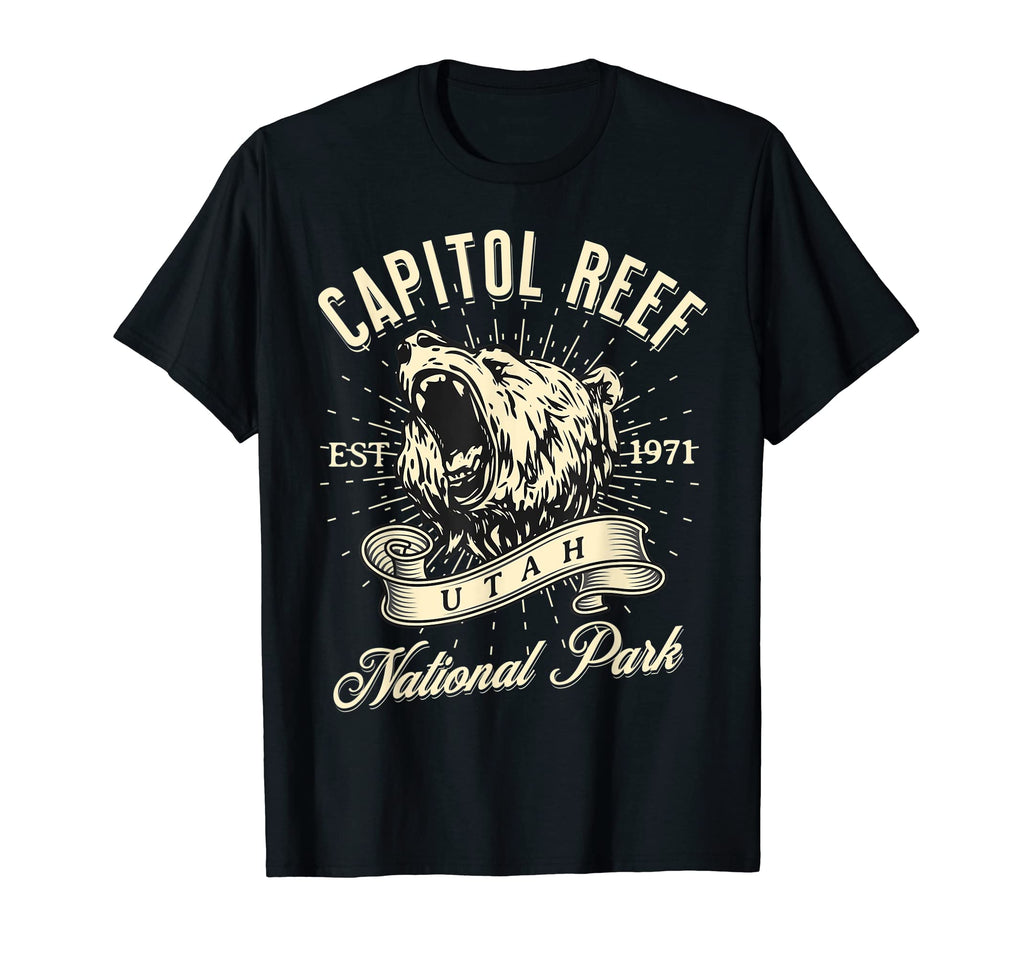 Capitol Reef National Park Utah Bear Hike T-Shirt - Novelty Apparel Unisex - T-Shirt, Sweatshirt, Hoodie