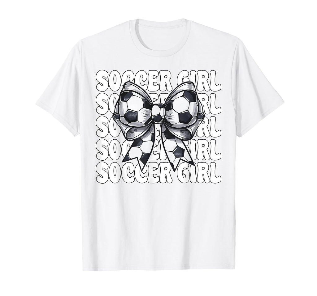 Soccer Soccer Mom Mothers Day Coquette T-Shirt - Graphic Print Men Women - T-Shirt, Sweatshirt, Hoodie