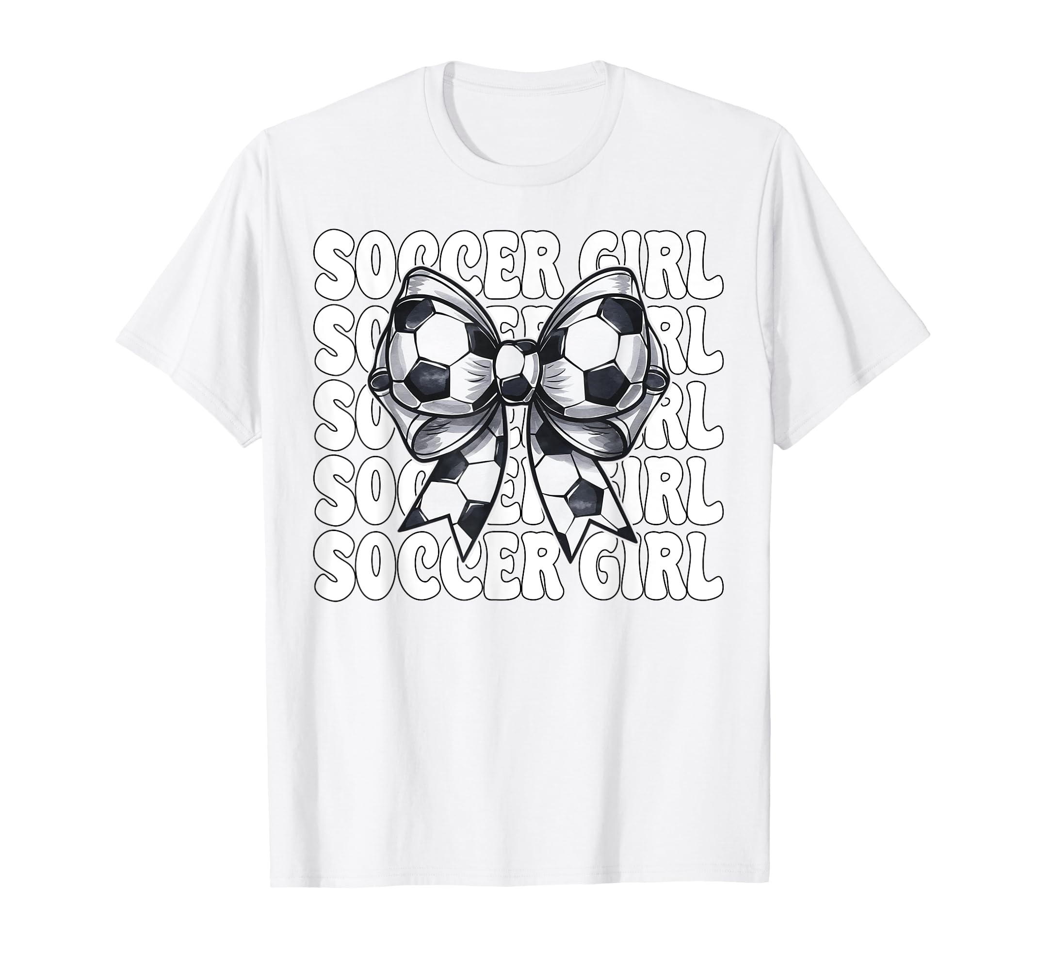 Soccer Soccer Mom Mothers Day Coquette T-Shirt - Graphic Print Men Women - T-Shirt, Sweatshirt, Hoodie