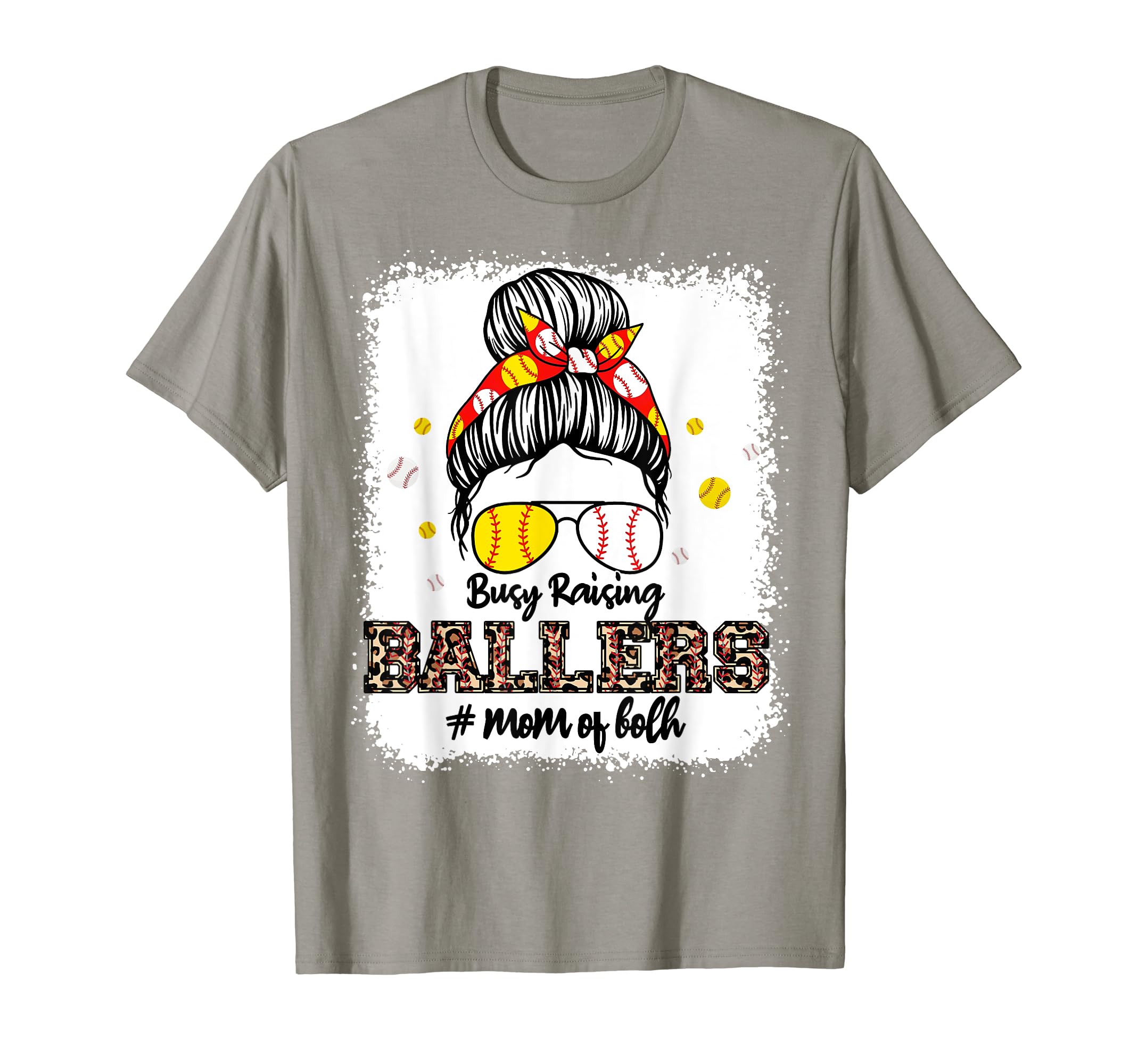 Baseball Busy Raising Baller Softball T-Shirt - Graphic Print Men Women - T-Shirt, Sweatshirt, Hoodie