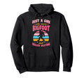 Just Who Loves Bigfoot And Roller Hoodie - Novelty Apparel Men Women - T-Shirt, Sweatshirt, Hoodie